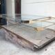 Plexiglas showcase coffee table