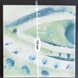 Gilliot ceramic tiles with abstract eye pattern, Belgium 1960