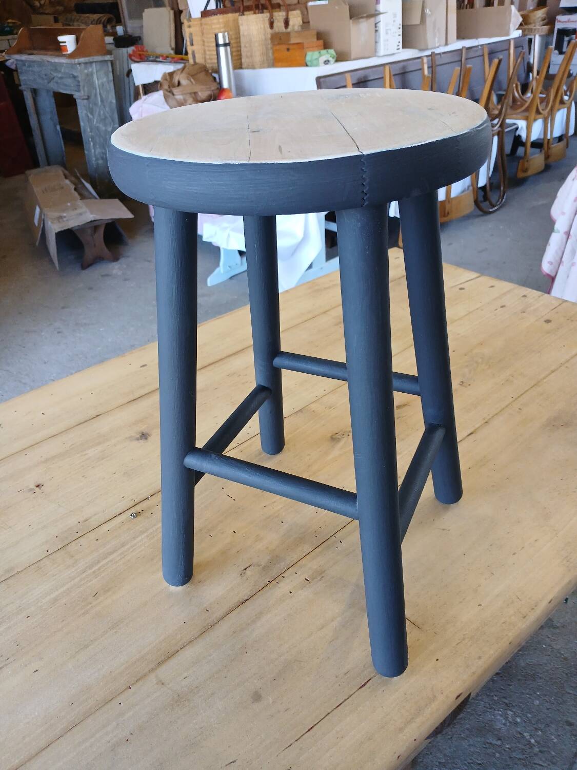 Antique 4-legged stool