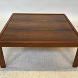 Vintage coffee table rosewood 70's design minimalist