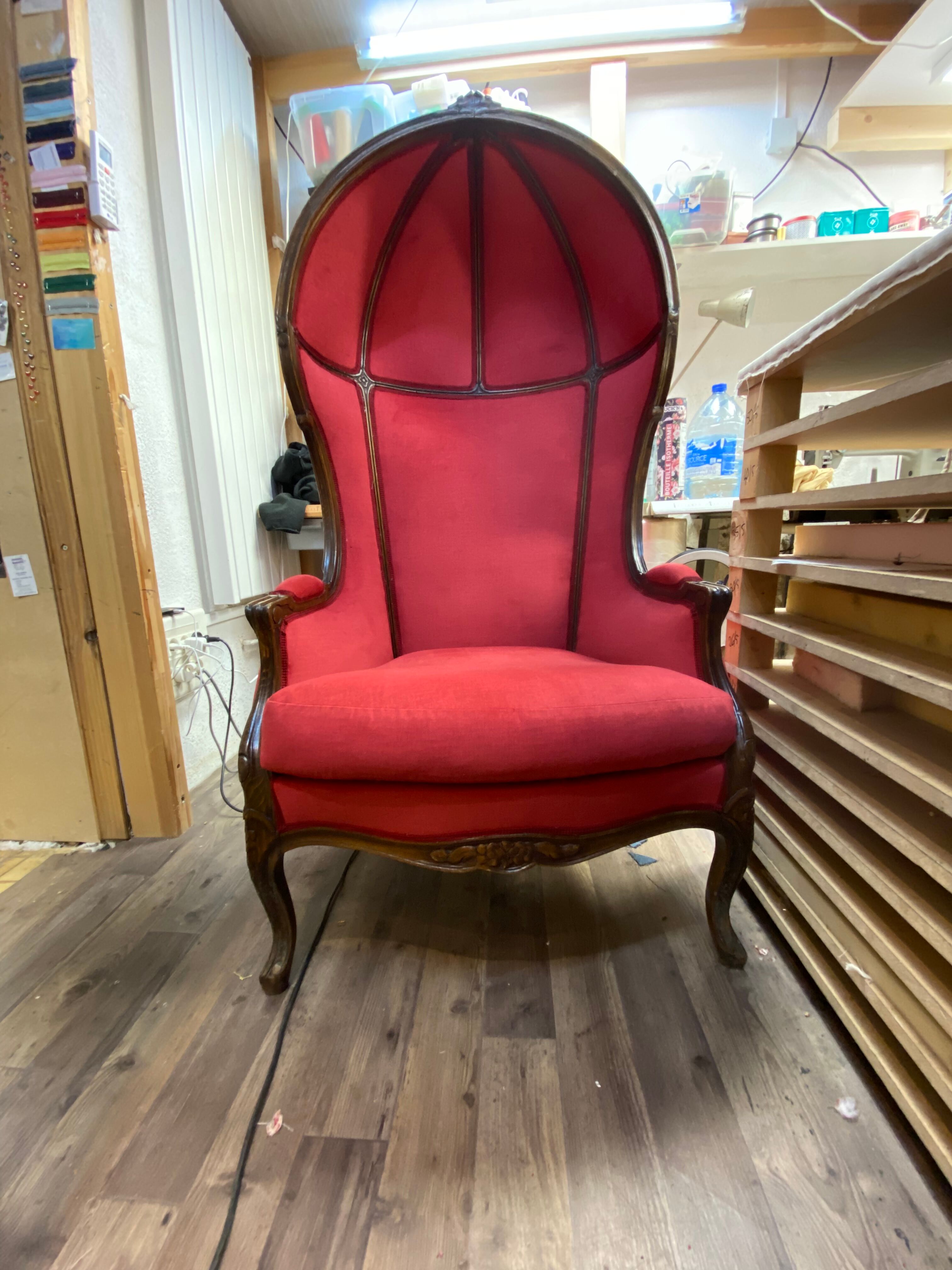 Dome or cathedral armchair