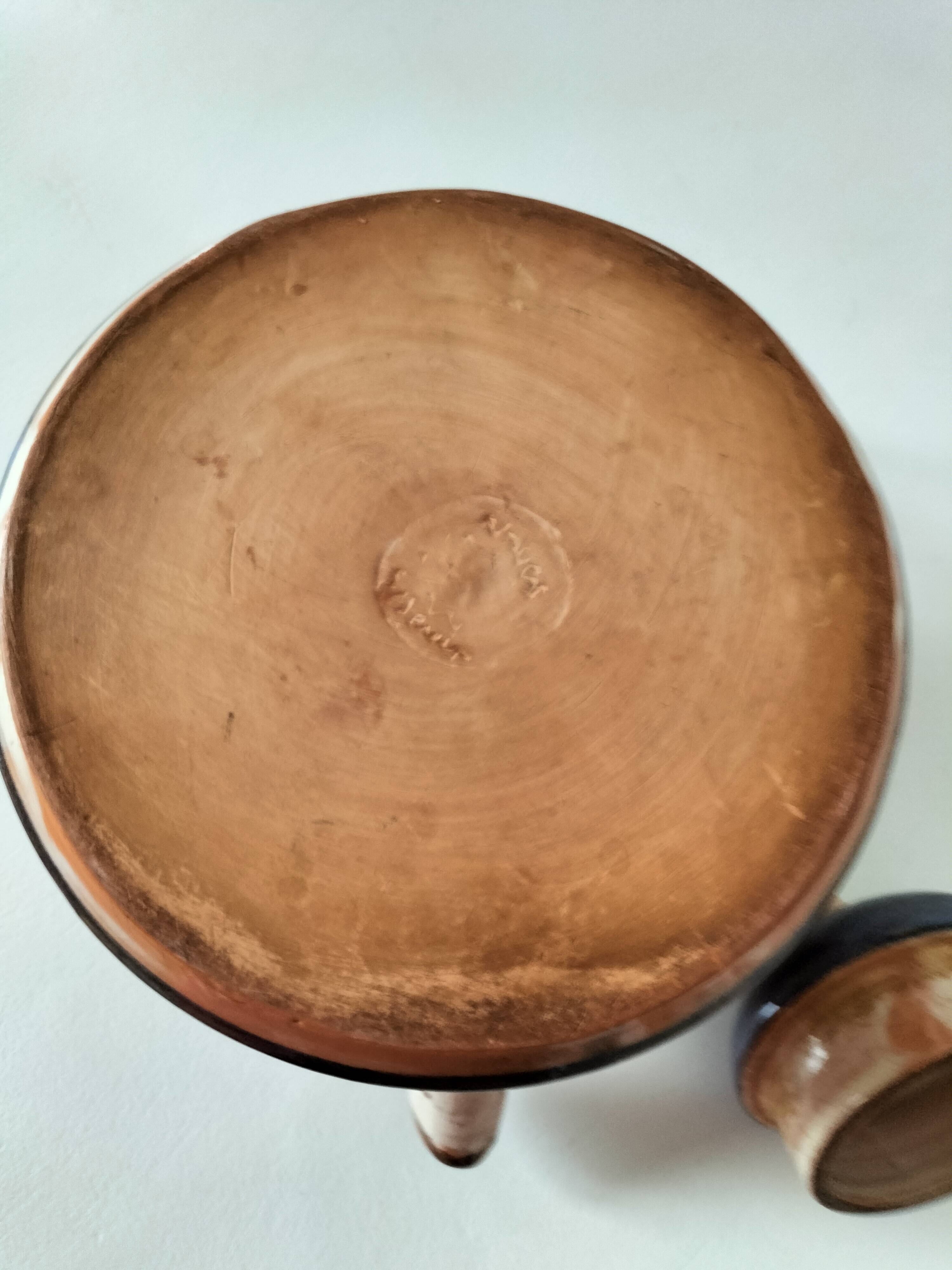 Red earthenware teapot