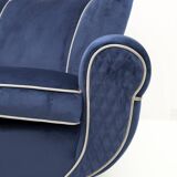 Canapé Art Déco Guglielmo Ulrich en Velours, Italie, 1940s