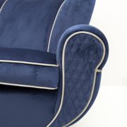 Guglielmo Ulrich Art Deco Italian Velvet Sofa, 1940s