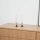 Pair of champagne glasses, Italian design, 1970s, production: Italy