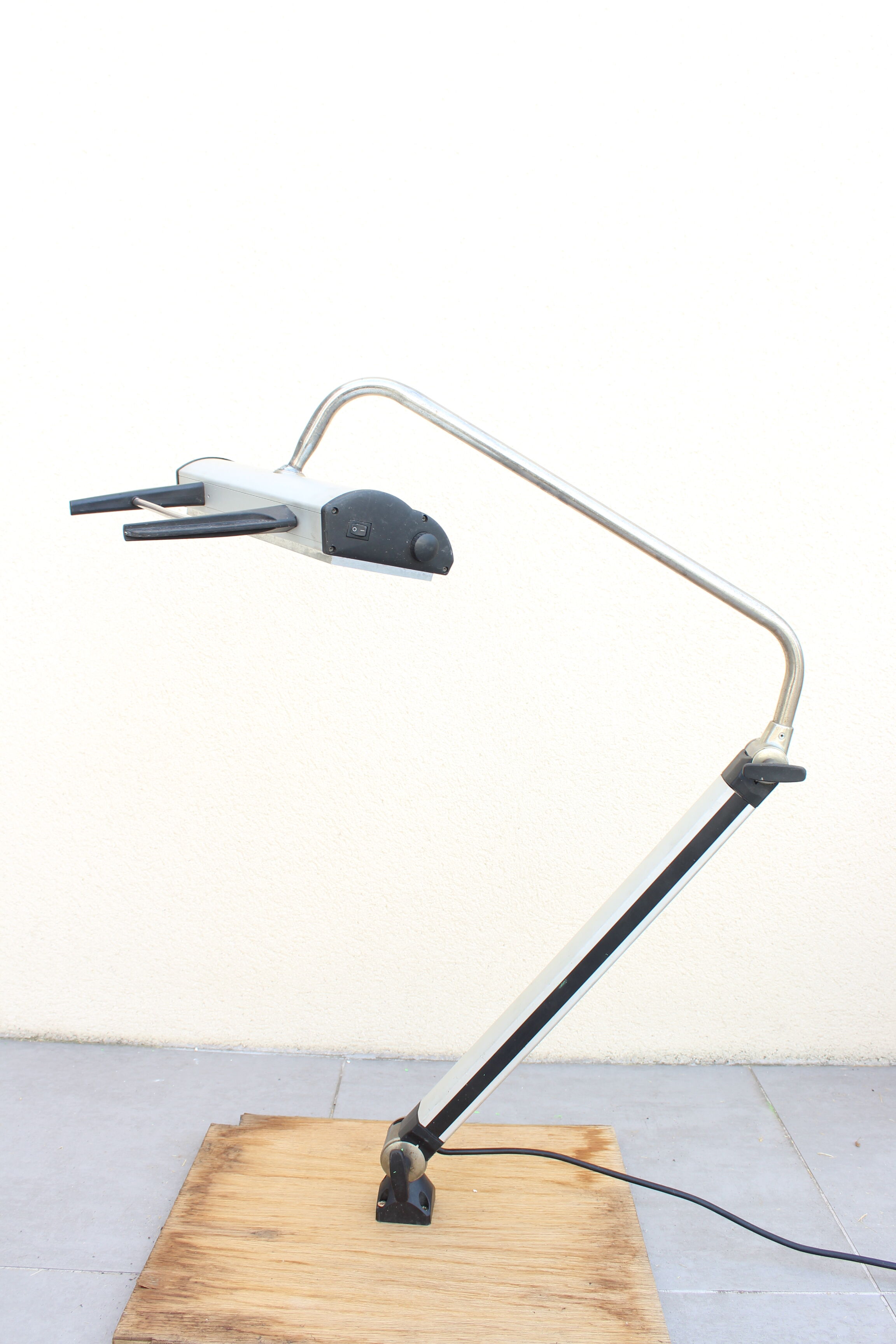 Old desk lamp, workshop, architect industrial style