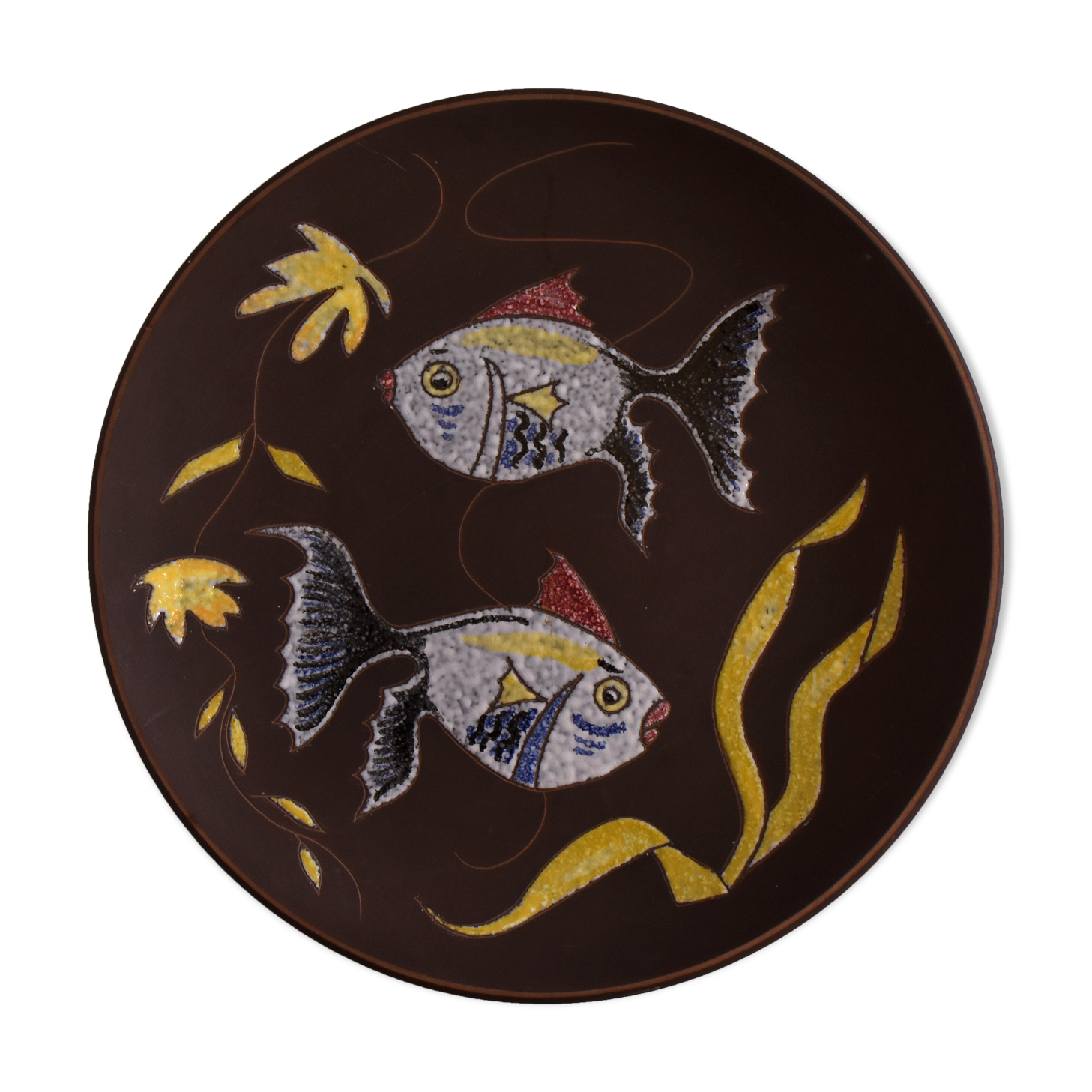 Decorative Plate, Rusch, Germany, 1960s