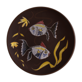 Decorative Plate, Rusch, Germany, 1960s