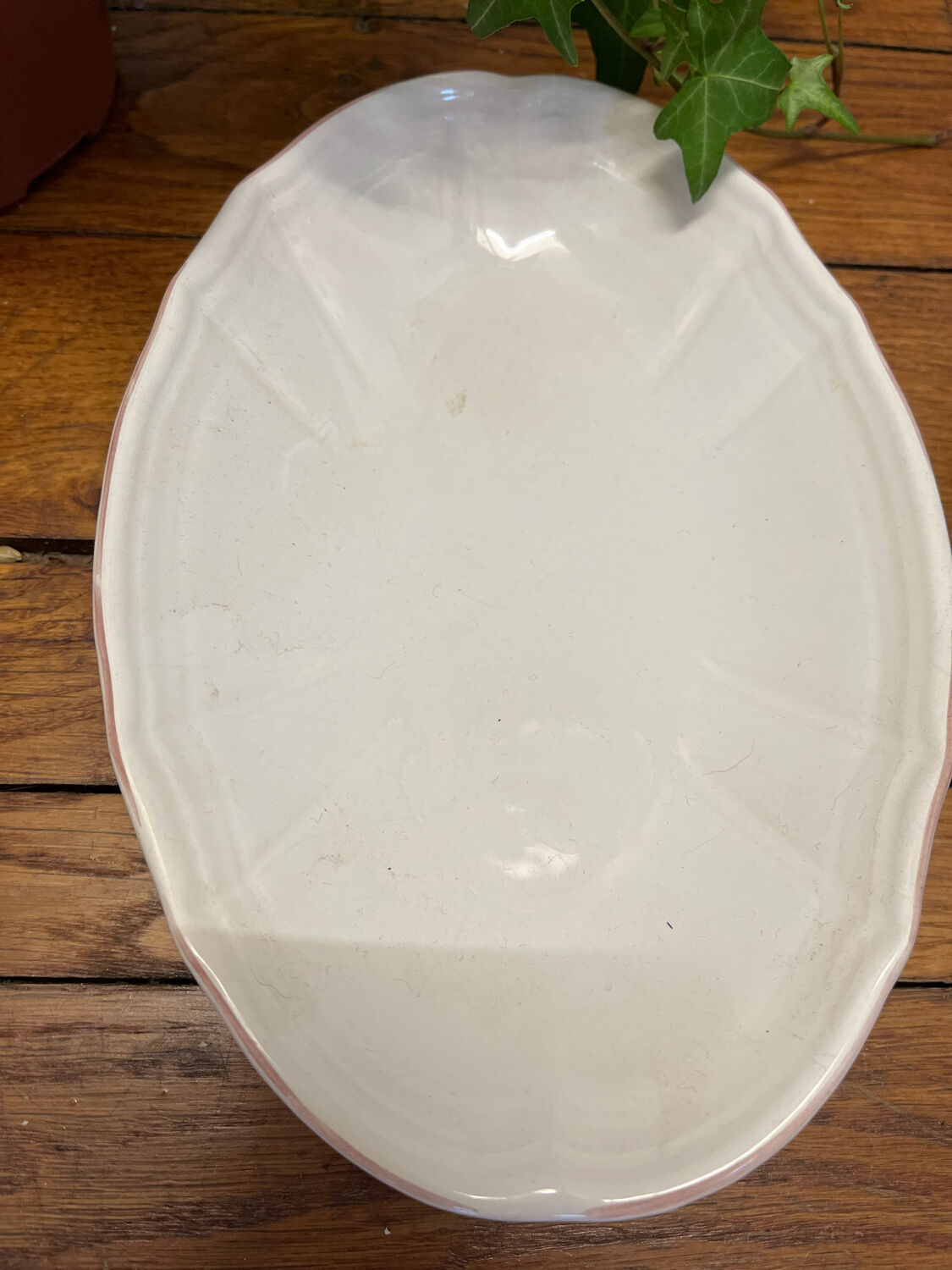 Set of vintage porcelain dishes