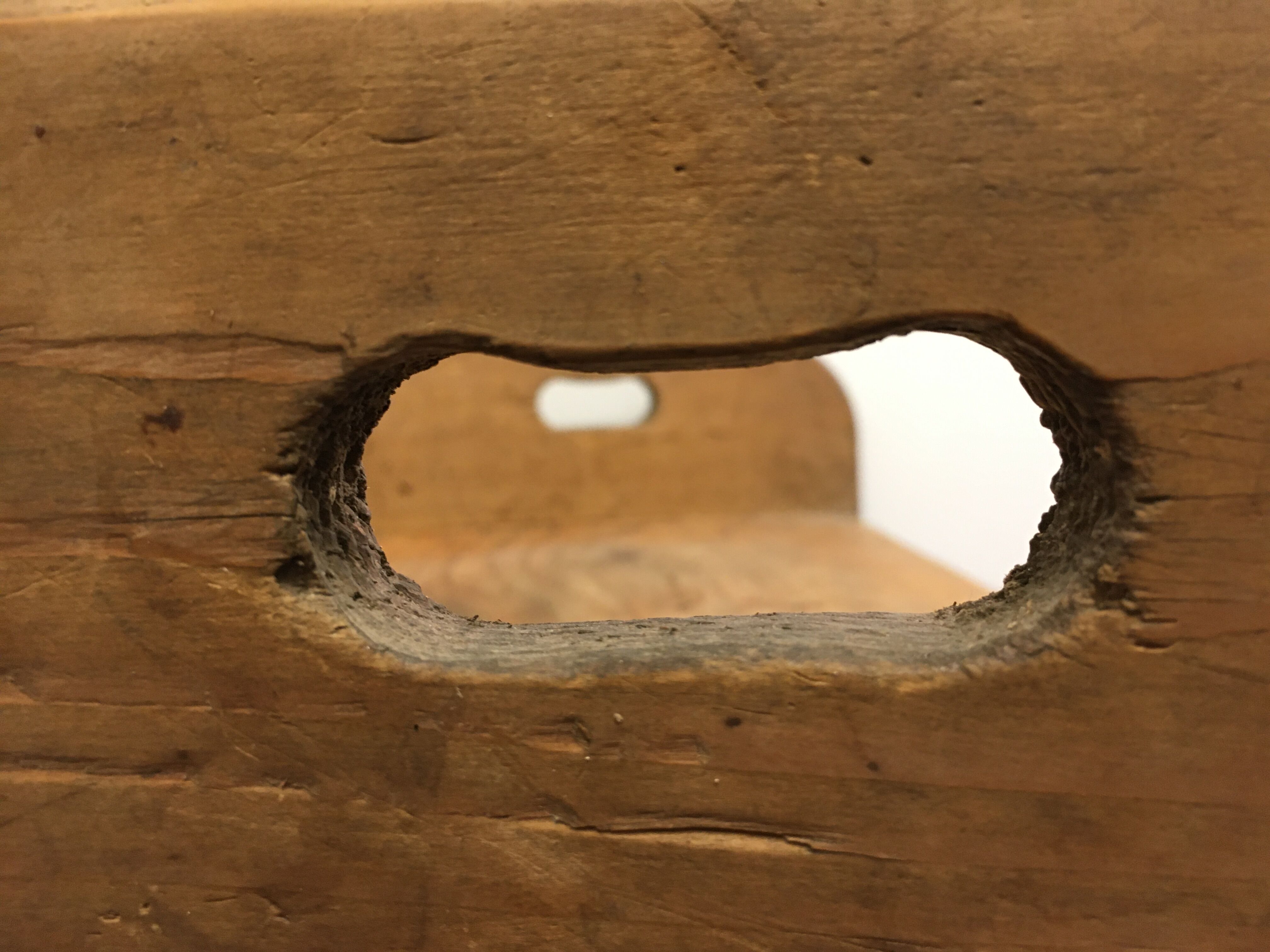 Butcher's log tray old grocery store