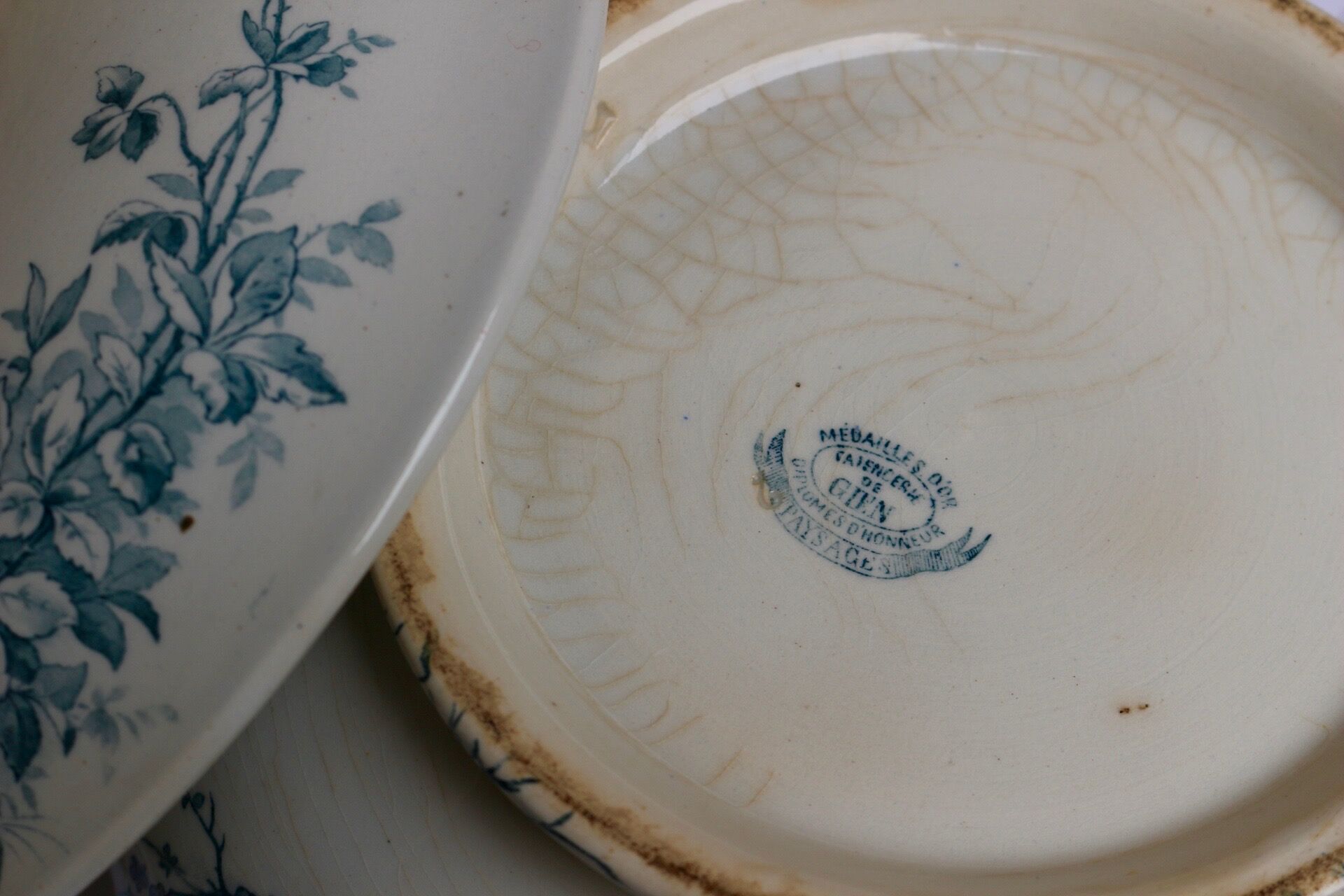 Soupière Terre de Fer, Gien