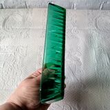 3 Arcoroc bowls in vintage emerald green molded glass