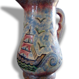 Quimper faience pitcher