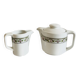 Vintage porcelain coffee pot / teapot and milk jug Apilco