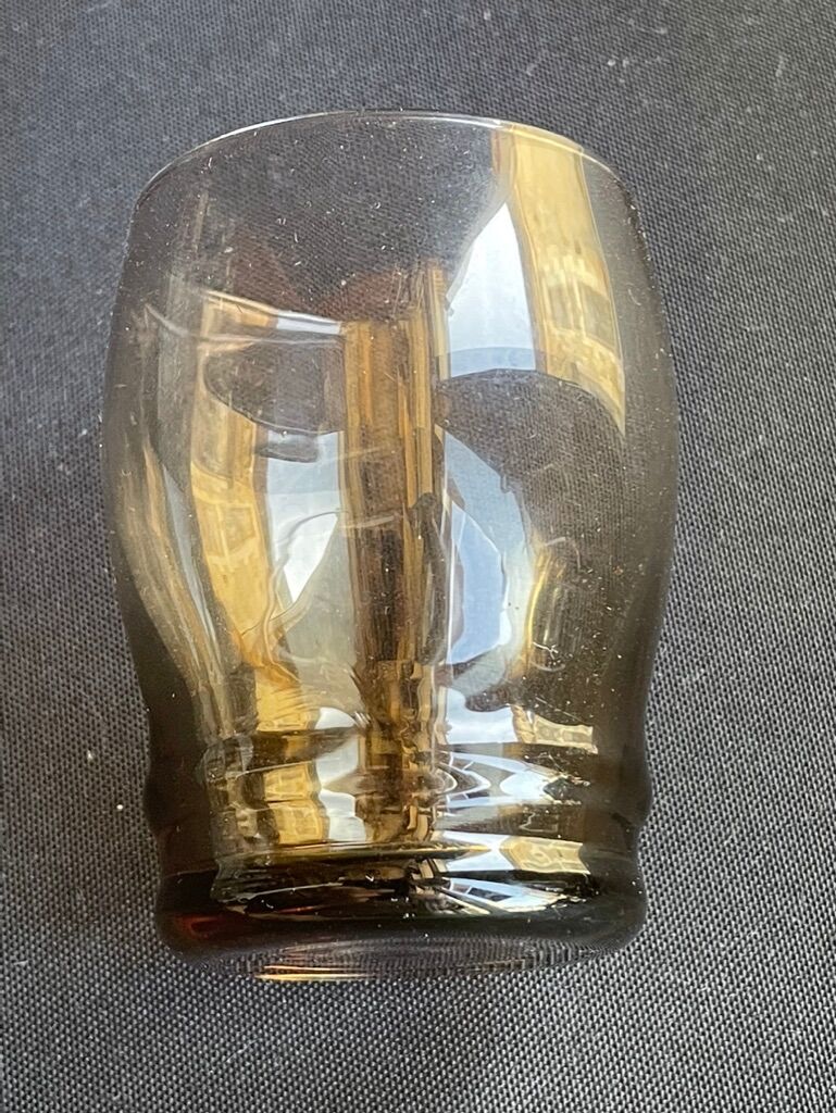 Liquor service smoked glass