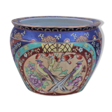 Hand-painted Chinese vase with gilded decorations, 1950
