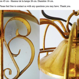 Adorable Lantern lamp gilded cage 1950 vintage 50s rockabilly 50's lantern