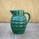 Pitcher St Clément France Lorraine 869, green pitcher, ceramic pitcher