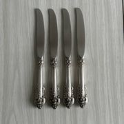 1 antique silver-plated metal knife