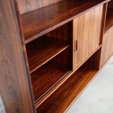Rosewood bookcase, Danish design, 1970s, designer: Erik Jensen, production: Westergaards Møbelfabrik