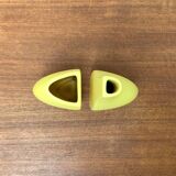 Set of 2 minimalist postmodern Italian vases by Bel Mondo, 1980s.