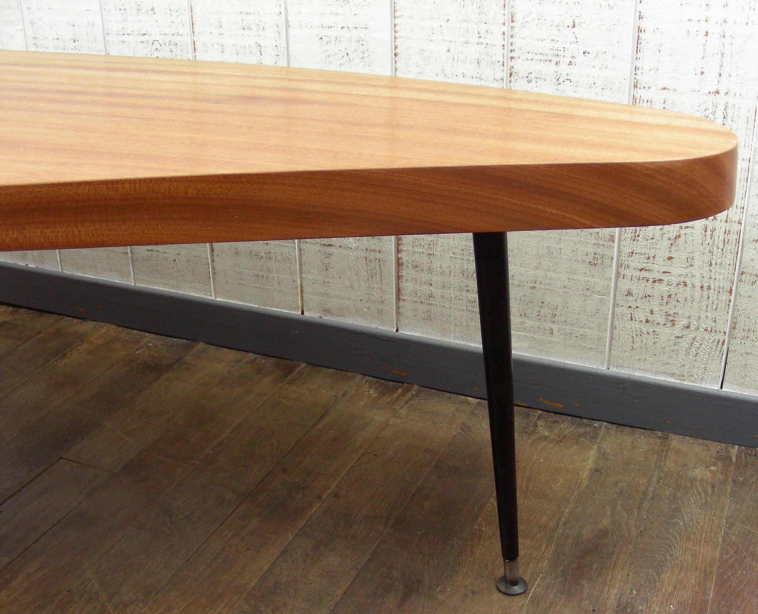 large coffee table solid wood vintage coffee free form