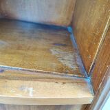 Bedside table marble top art-deco style