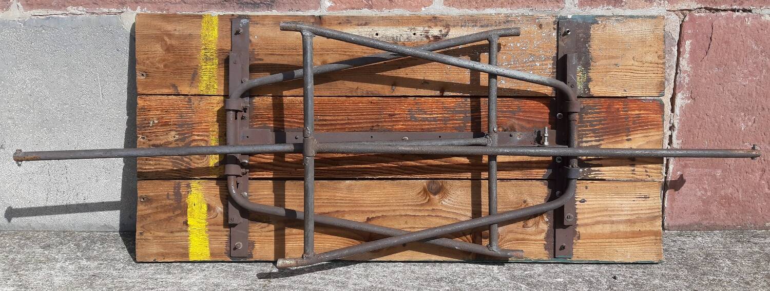 Folding workshop table