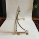 Old brass train luggage rack