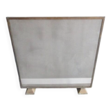 Antique gold metal firewall