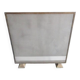 Antique gold metal firewall
