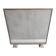 Antique gold metal firewall