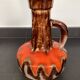 Baudin flamed ceramic pitcher-vase, 1970s