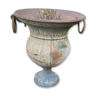 Period cast iron vase
