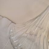 Twisted molded glass decanter