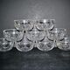 Lorraine crystalware set of 9 cut crystal bowls model Junon Lemberg Chantilly