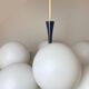 Italian Opaline Candlestick, 1950s