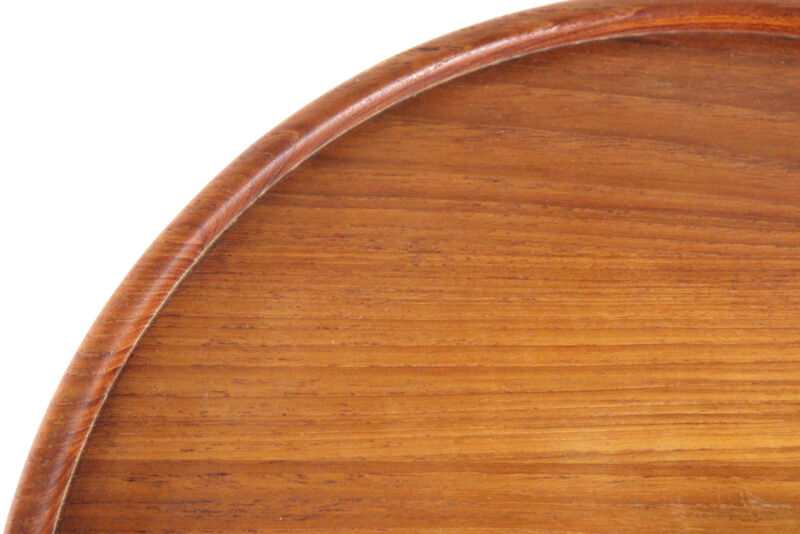 Lazy Susan teak rotating tray in teak - danish design