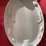 Large dish decorated with shellfish