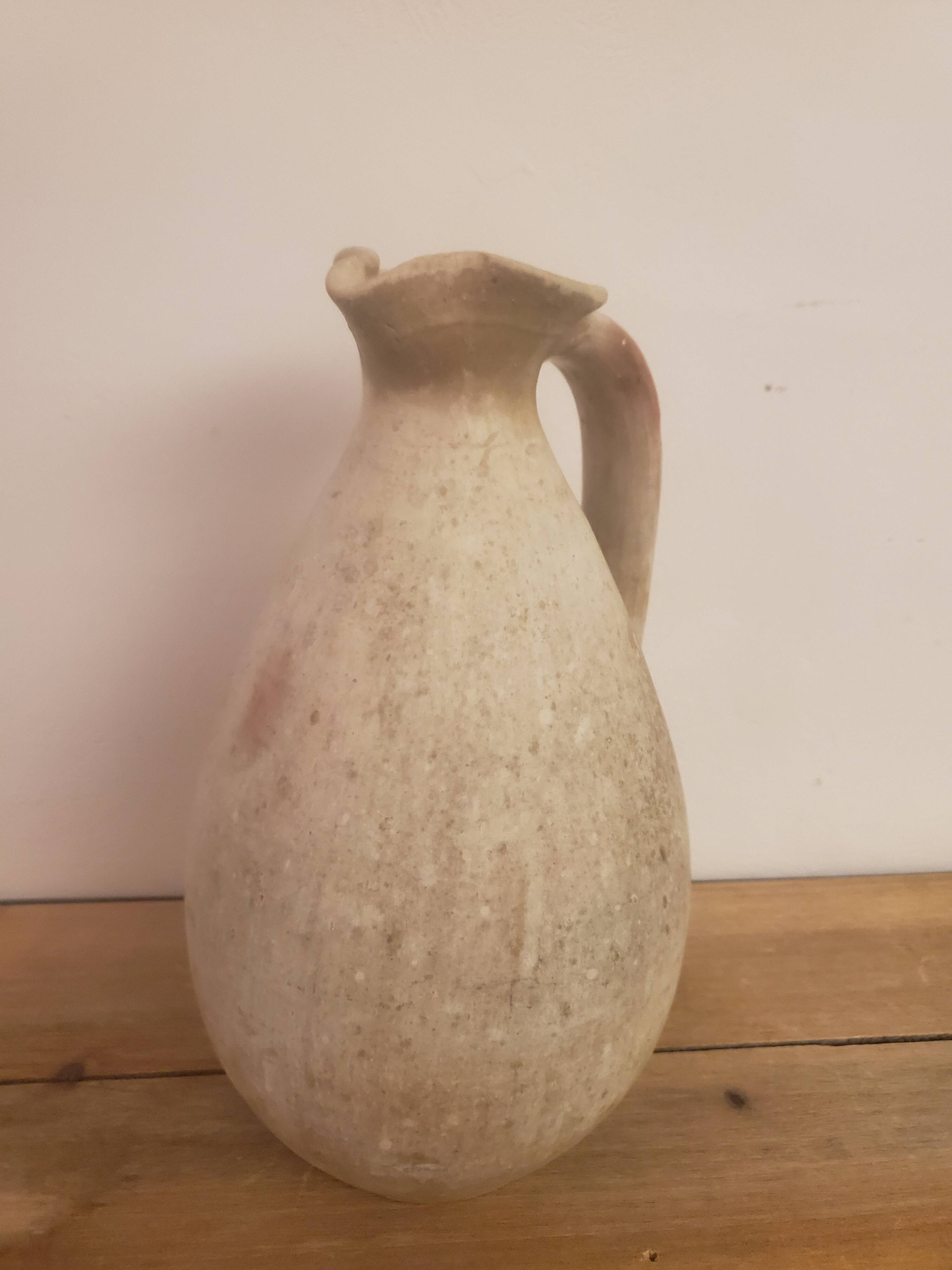 Artisanal sandstone pitcher