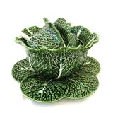 Large Soup Pot Cabbage Green