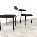 Post modern italian dining chairs, set of 6, 1980s