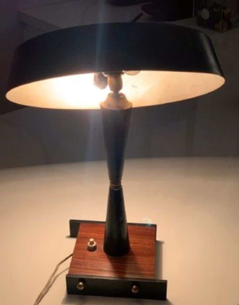 Lampe de table années 50 Oscar Torlasco