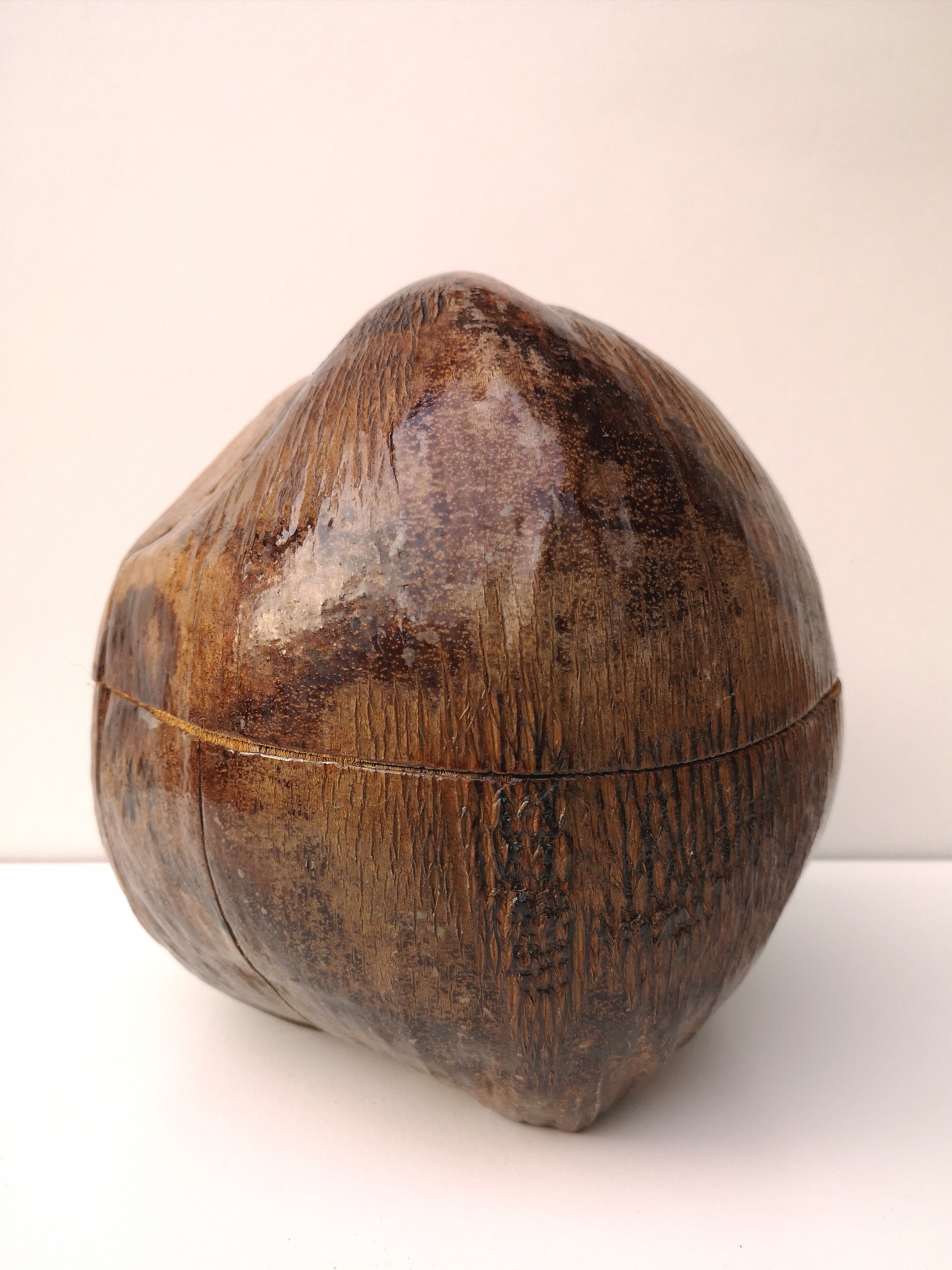 Empty vintage pocket - natural coconut