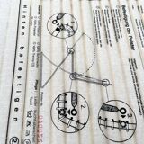 Leather cushion for postmodern Kreuzschwinger chair by Till Behrens, 1980s, set of 2.