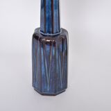 Pair of blue Mid-Century Modern Stoneware table lamps model 1033 by Soholm