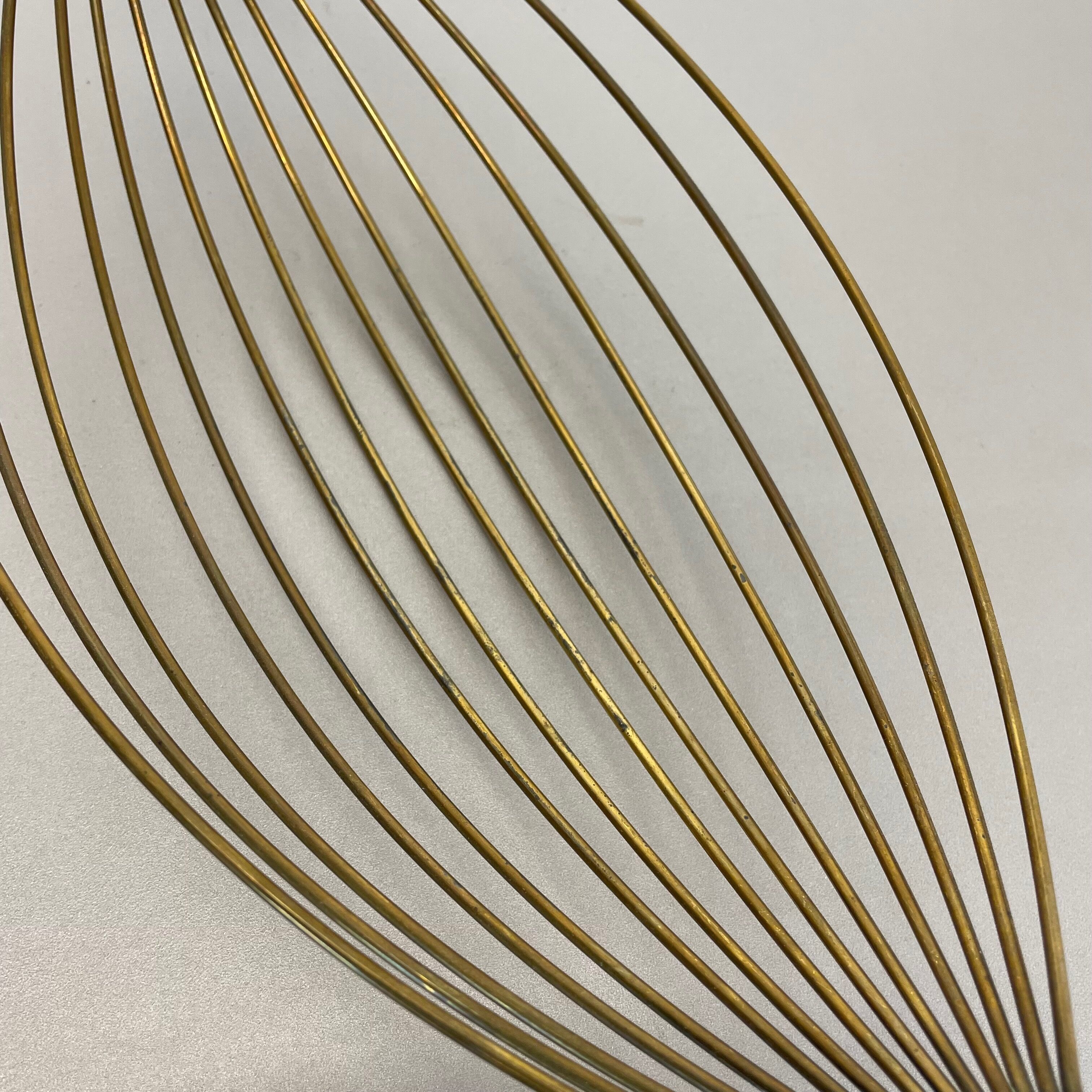 Minimalist Brass Fruit Bowl Shell by Carl Auböck, Austria, 1950s