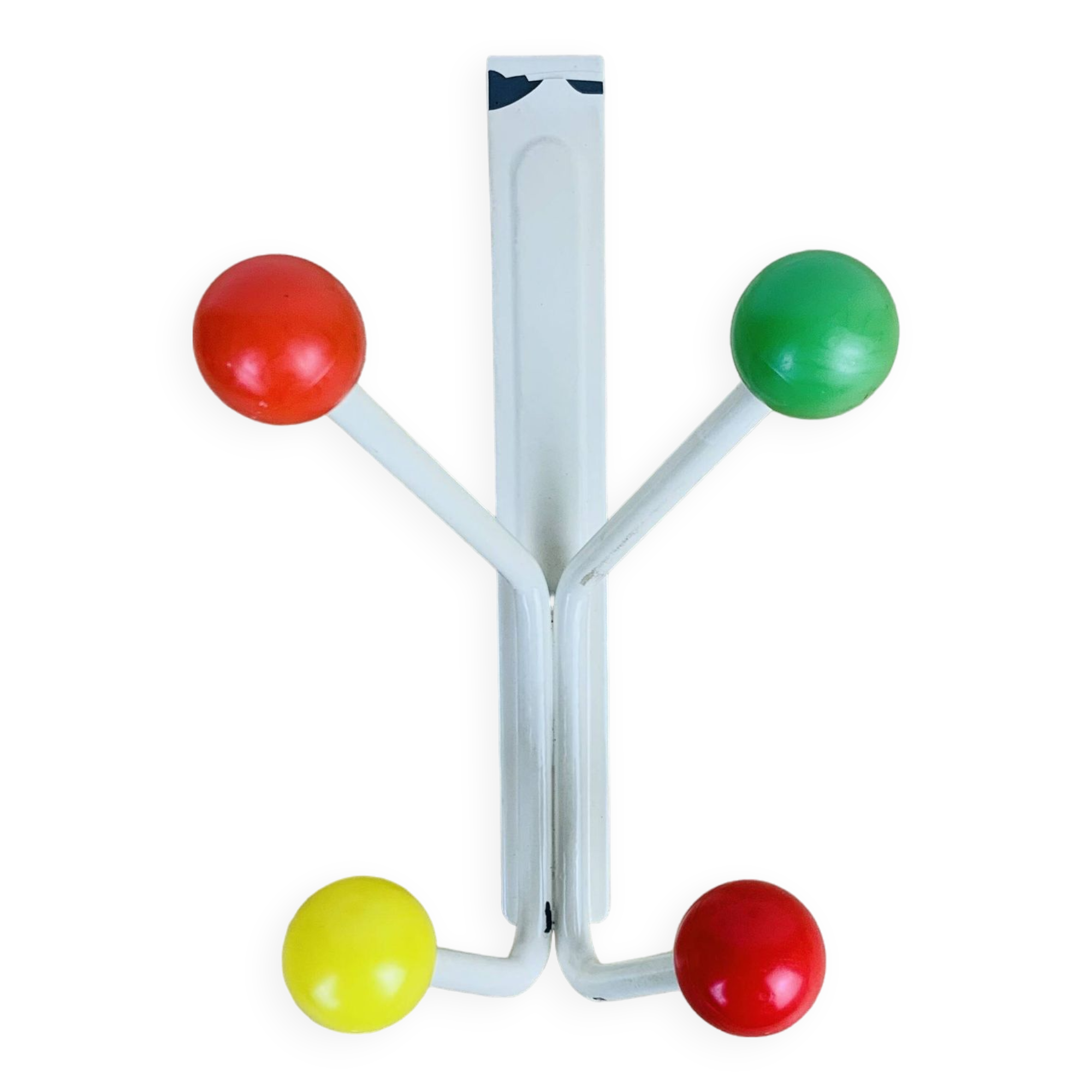 Multicolored ball door hook