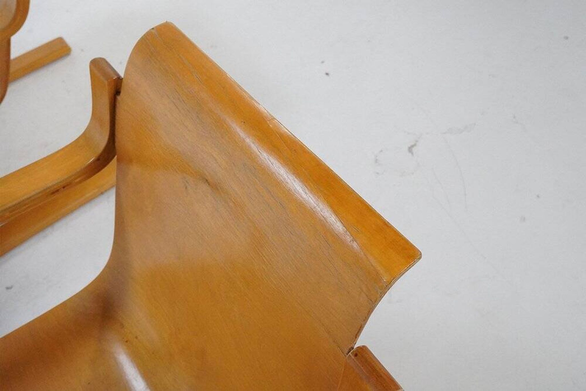 Ensemble de chaises longues cantilever n° 31 par Alvar Aalto, années 1930.