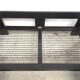 Bastiano by Afra and Tobia Scarpa edition Knoll 60s black leather sofa